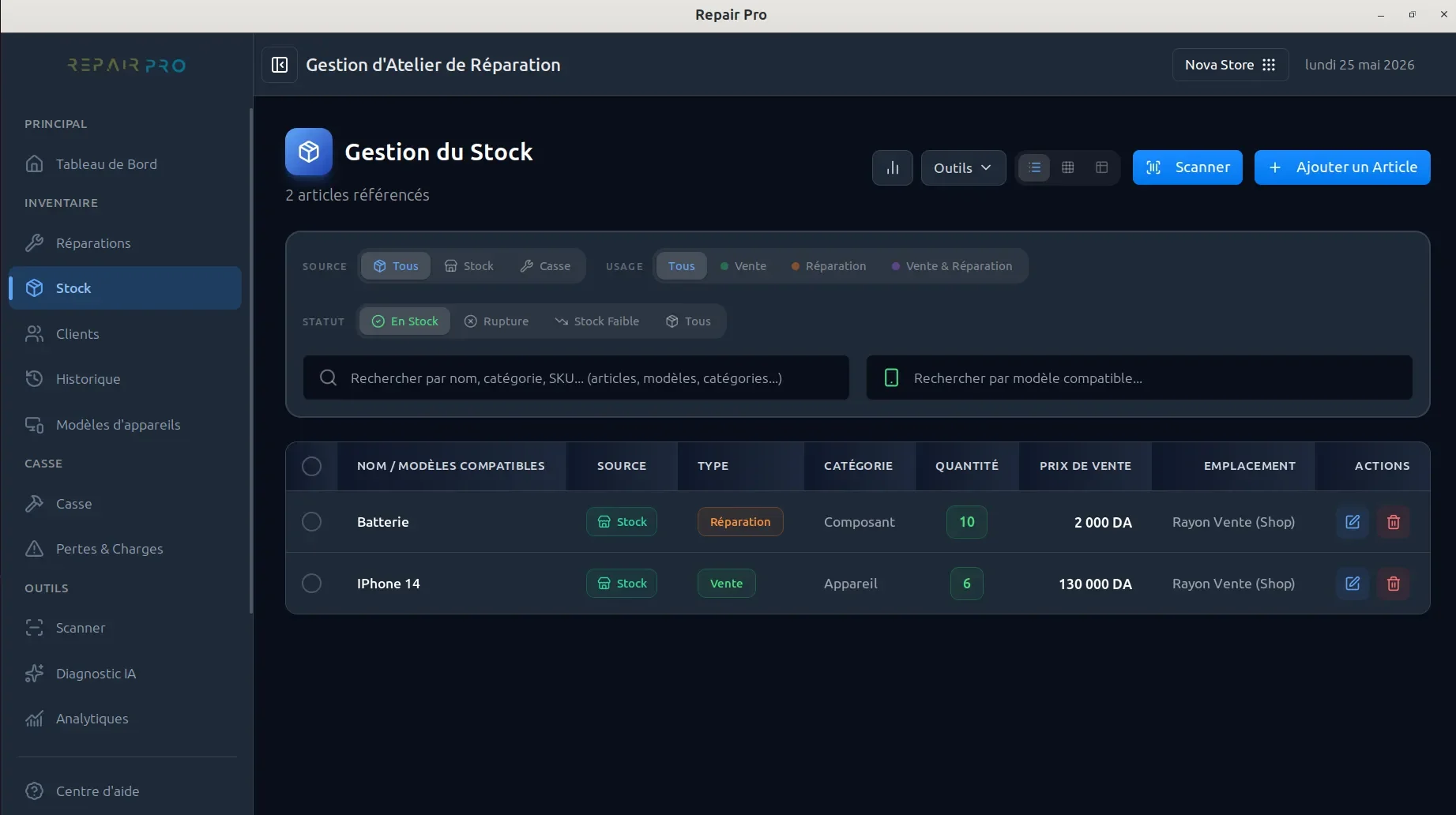 Stock