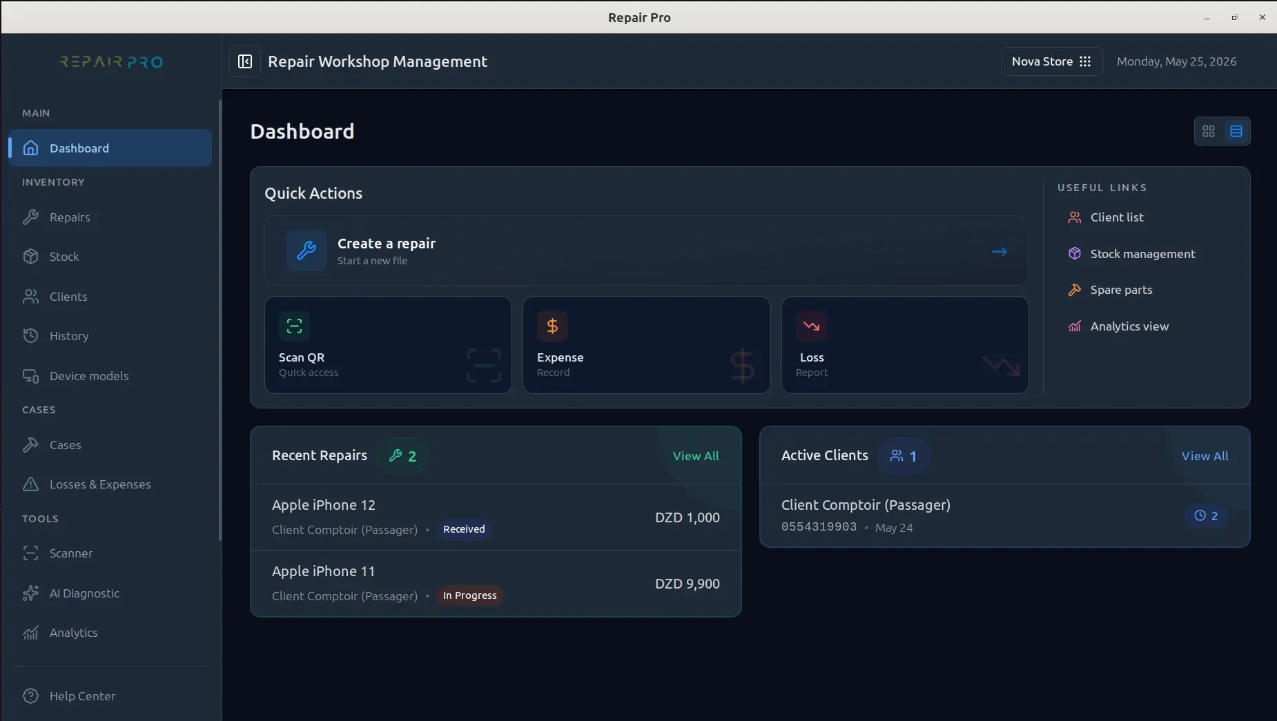 Dashboard